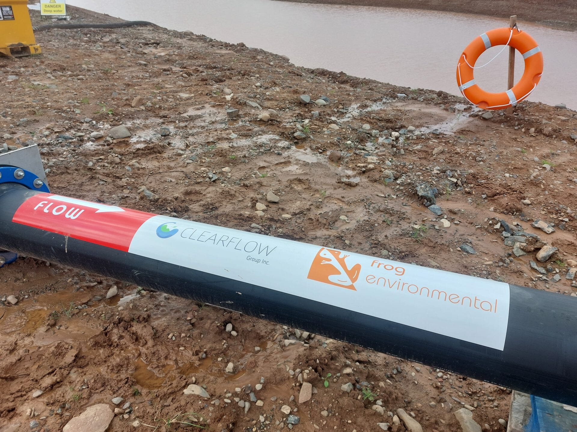 Pipe Reactor is a mobile water treatment system which uses flocculants to manage silt