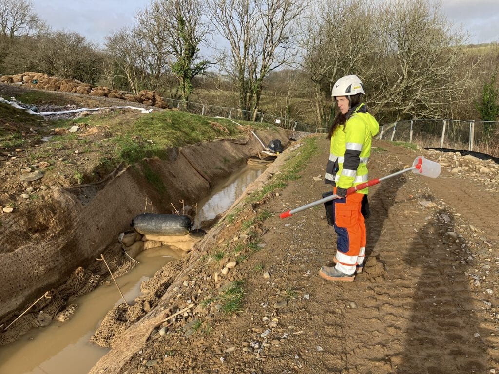 Visual monitoring can be very useful for identifying an issue on a construction site - Frog Environmental