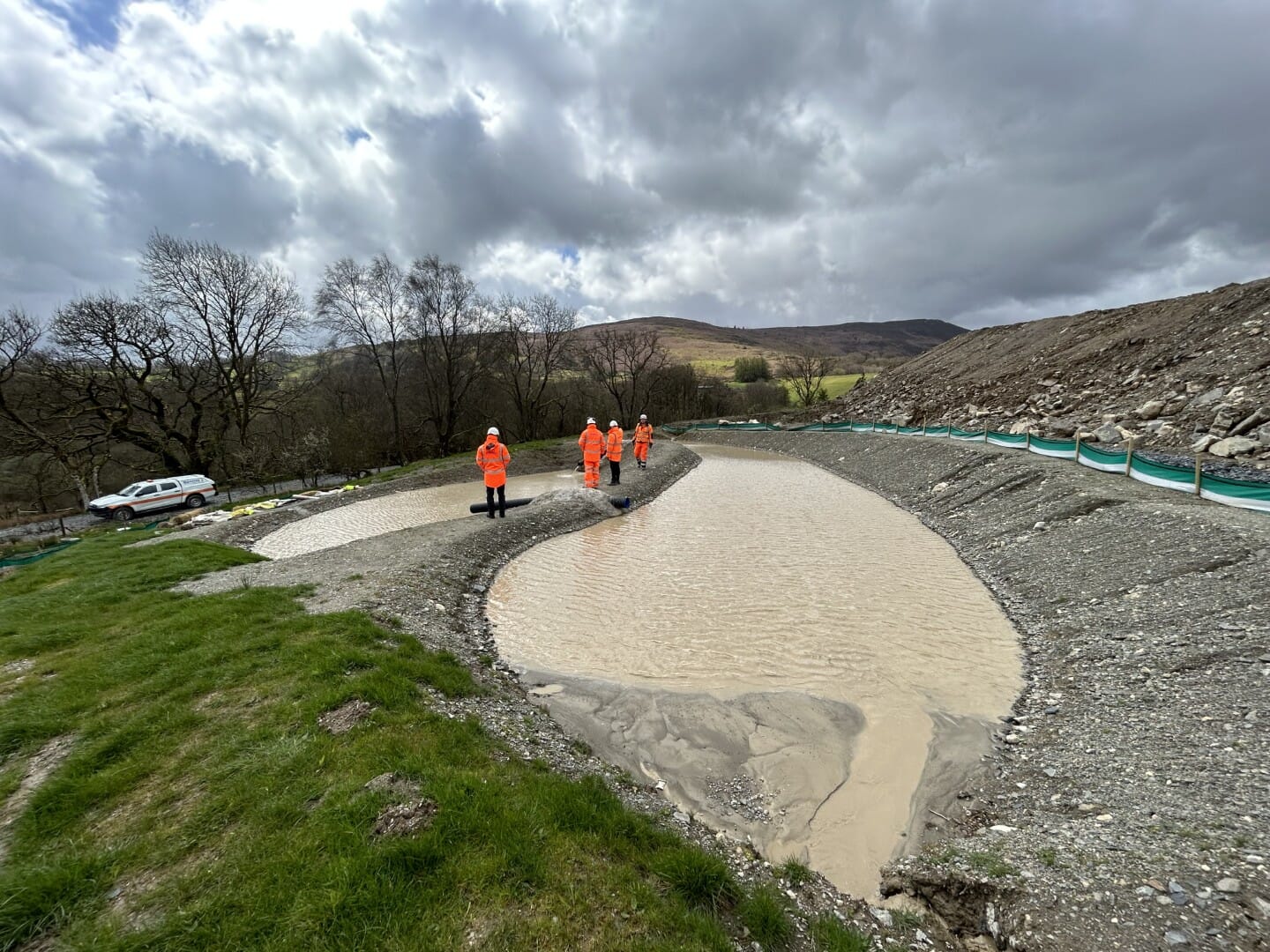 Attenuation pond
