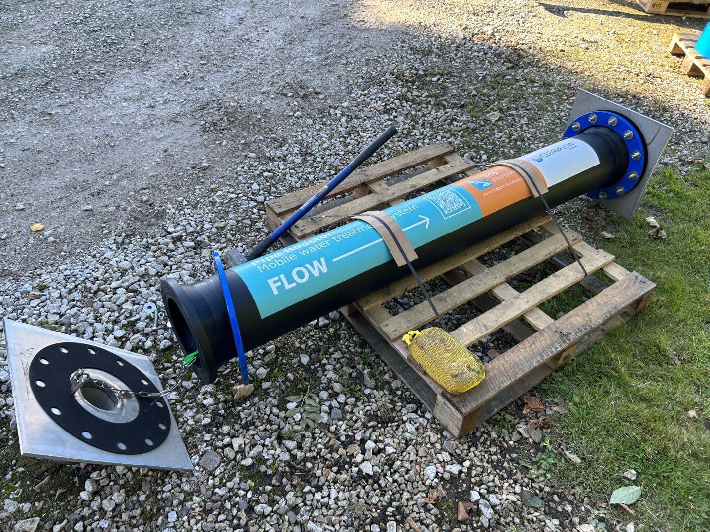 Pipe Reactor with Gel Flocculant block (Large)