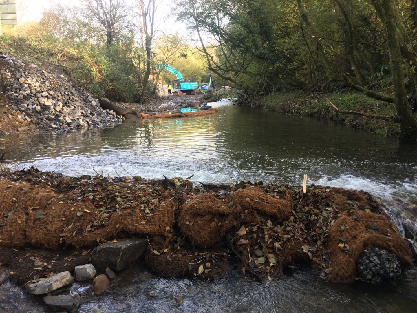 Silt mats and Silt Nets working in rivers (1)