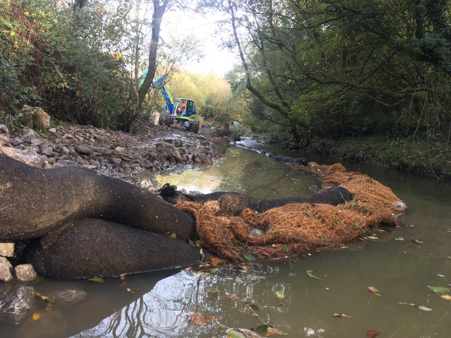 Silt mats and Silt Nets working in rivers (2)